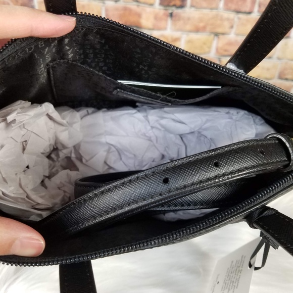 Kate spade ina greta court satchel black glitter - Picture 3 of 8